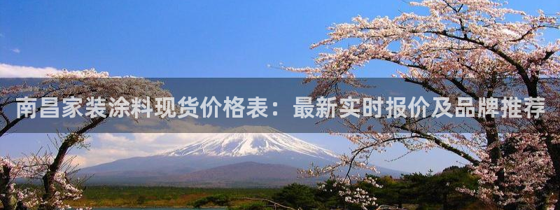 和记 中国首页：南昌家装涂料现货价格表：最新实时报价及品牌推